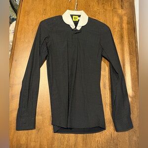 Men's Black and White Patterned Shirt